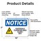 Signmission Electrically Classified Area, 10 in W x Rectangle, Aluminum OS-2PACK-NS-A-710-L-11704 - alternate 6